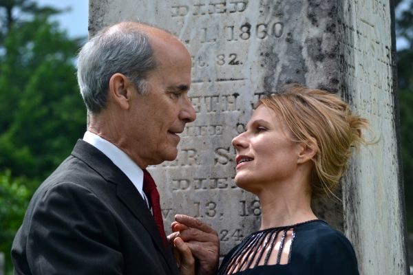 Robert Emmet Lunney as Claudius and Pamela J. Gray as Gertrude in Howard BarkerÃ¢â Photo