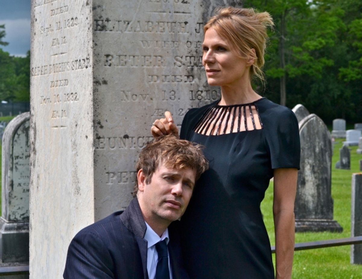 David Barlow as Hamlet and Pamela J. Gray as Gertrude in Howard BarkerÃ¢â‚¬â„¢s Gertrude: The Cry at 