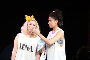 Tessa Skara and Brittany Allen in TOO MANY LENAS @ BroadwayWorld Tessa Skara and Brittany Allen in TOO MANY LENAS Photo