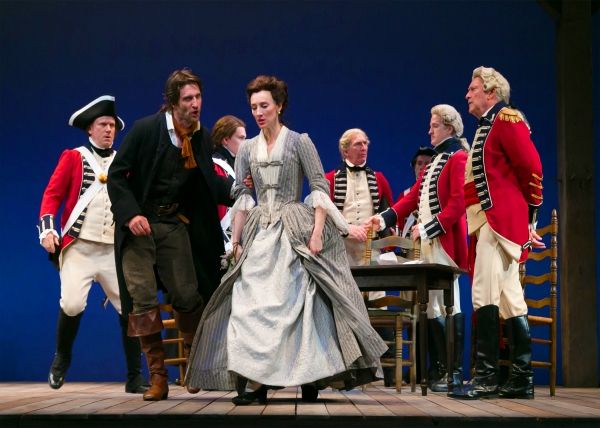 Richard Ã¢â‚¬Å“DickÃ¢â‚¬Â Dudgeon (James Knight) pleads with Judith Photo