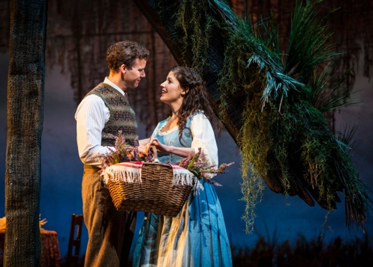 Kevin Earley (Tommy Albright) and Jennie Sophia (Fiona MacLaren) at 