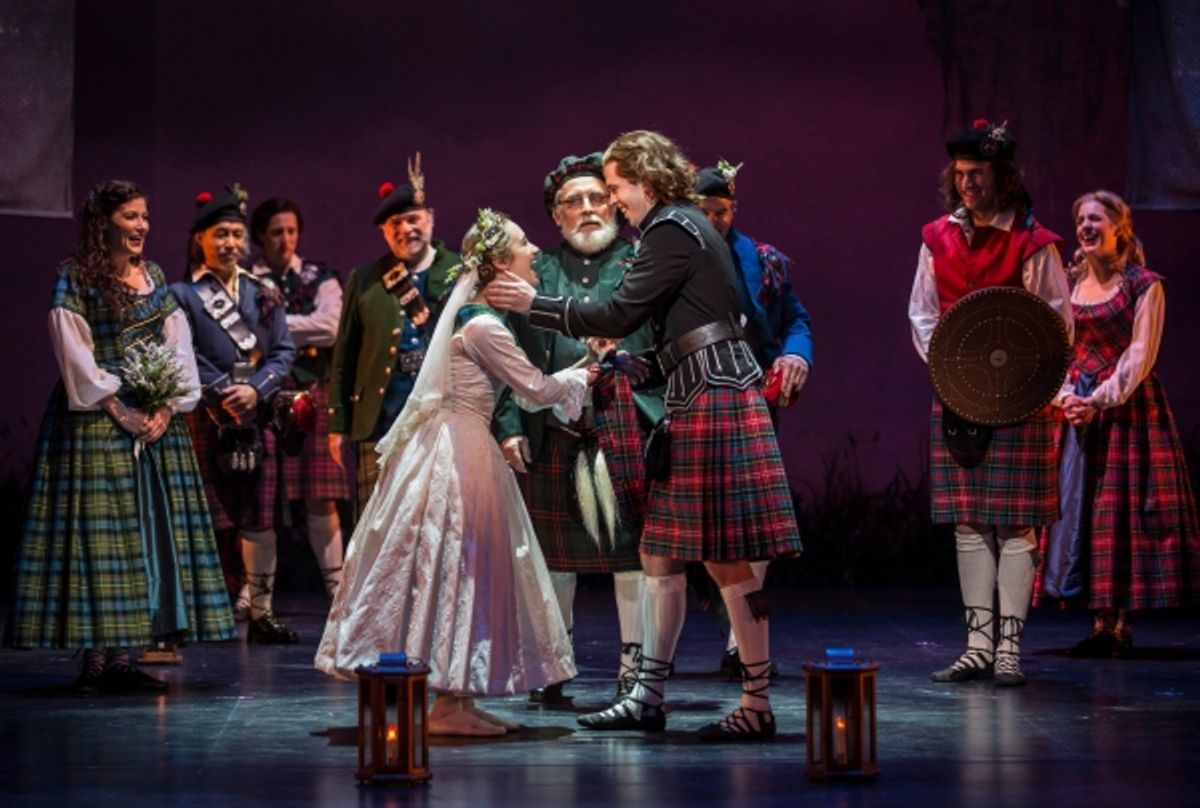 Olivia Renteria (Jean MacLaren), Roger Mueller (Mr. Lundie) and Jordan Brown (Charlie Dalrymple) at 