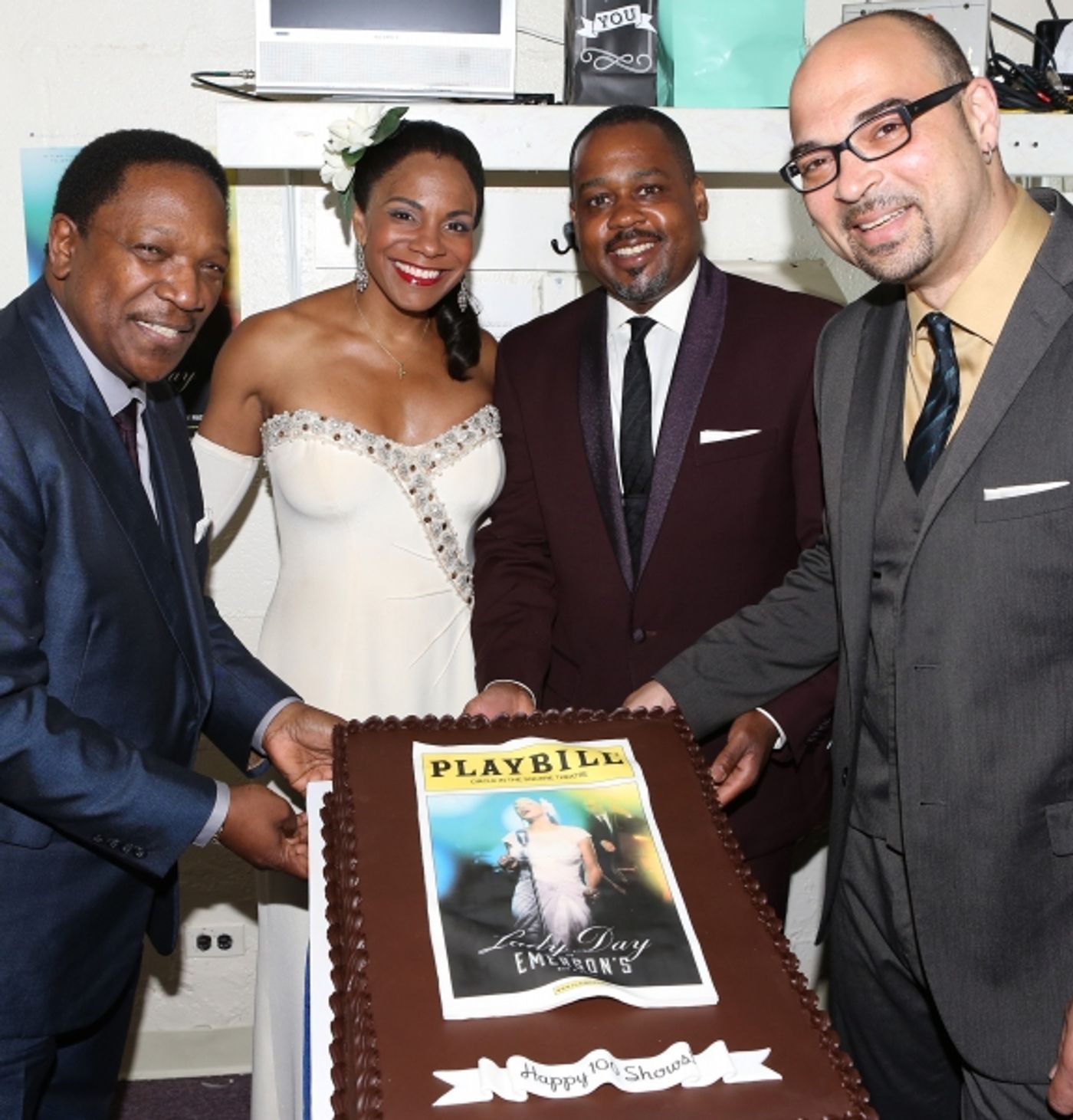 Photo Coverage: Audra McDonald Celebrates 100th Performance at LADY DAY AT EMERSON'S BAR & GRILL  Image
