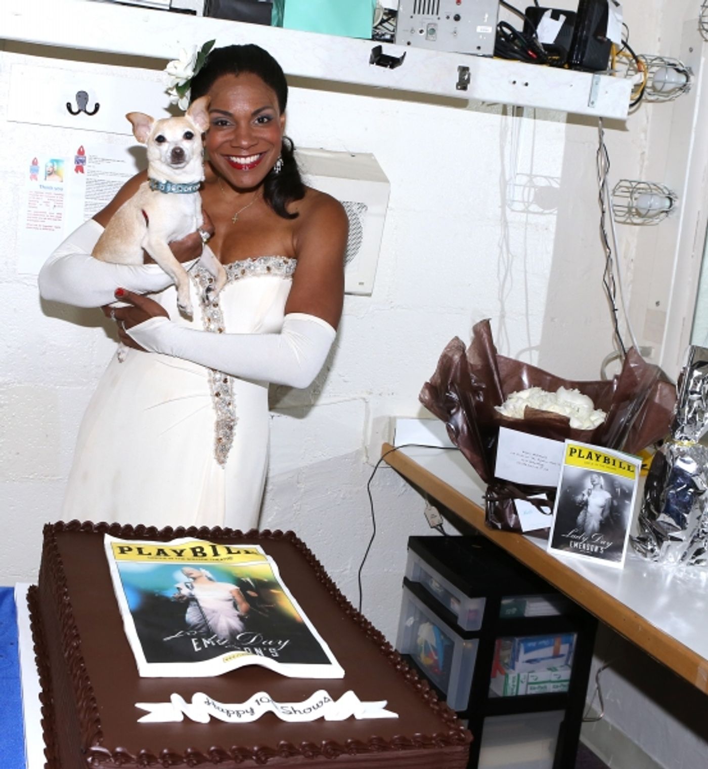 Photo Coverage: Audra McDonald Celebrates 100th Performance at LADY DAY AT EMERSON'S BAR & GRILL  Image