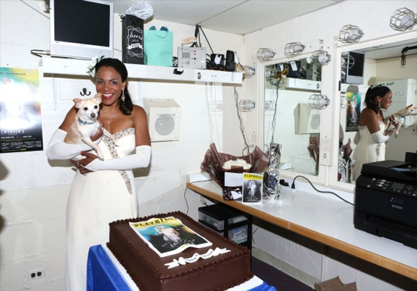 Photo Coverage: Audra McDonald Celebrates 100th Performance at LADY DAY AT EMERSON'S BAR & GRILL  Image