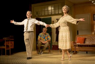Joe (Harry Shearer), Billy (Oliver Cotton) and Elli (Maureen Lipman) Photo