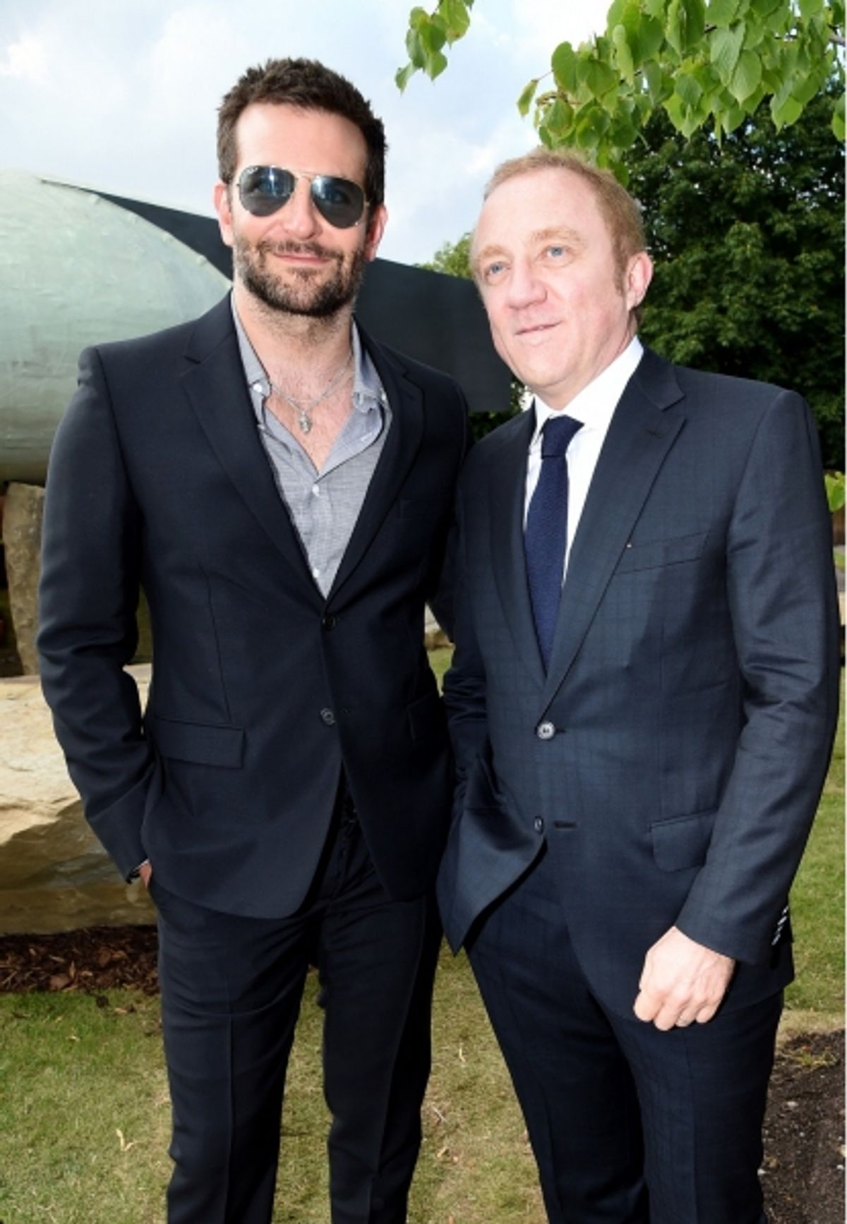 Bradley Cooper and FranÃƒÂ§ois-Henri Pinault at 