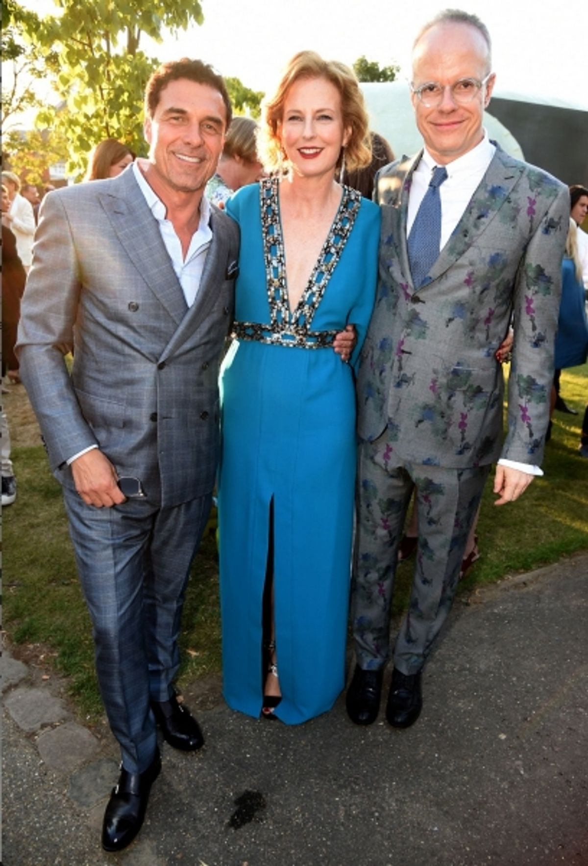 AndrÃƒÂ© Balazs, Julia Peyton-Jones and Hans-Ulrich Obrist at 