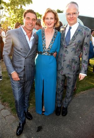 AndrÃƒÂ© Balazs, Julia Peyton-Jones and Hans-Ulrich Obrist Photo