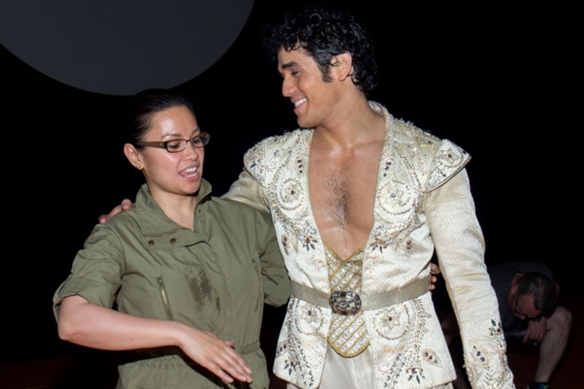 Lea Salonga, Adam Jacobs at 