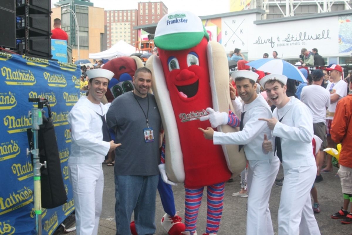 Clyde Alves, Micky Aruty, Tony Yazbeck and Jay Armstrong Johnson at 