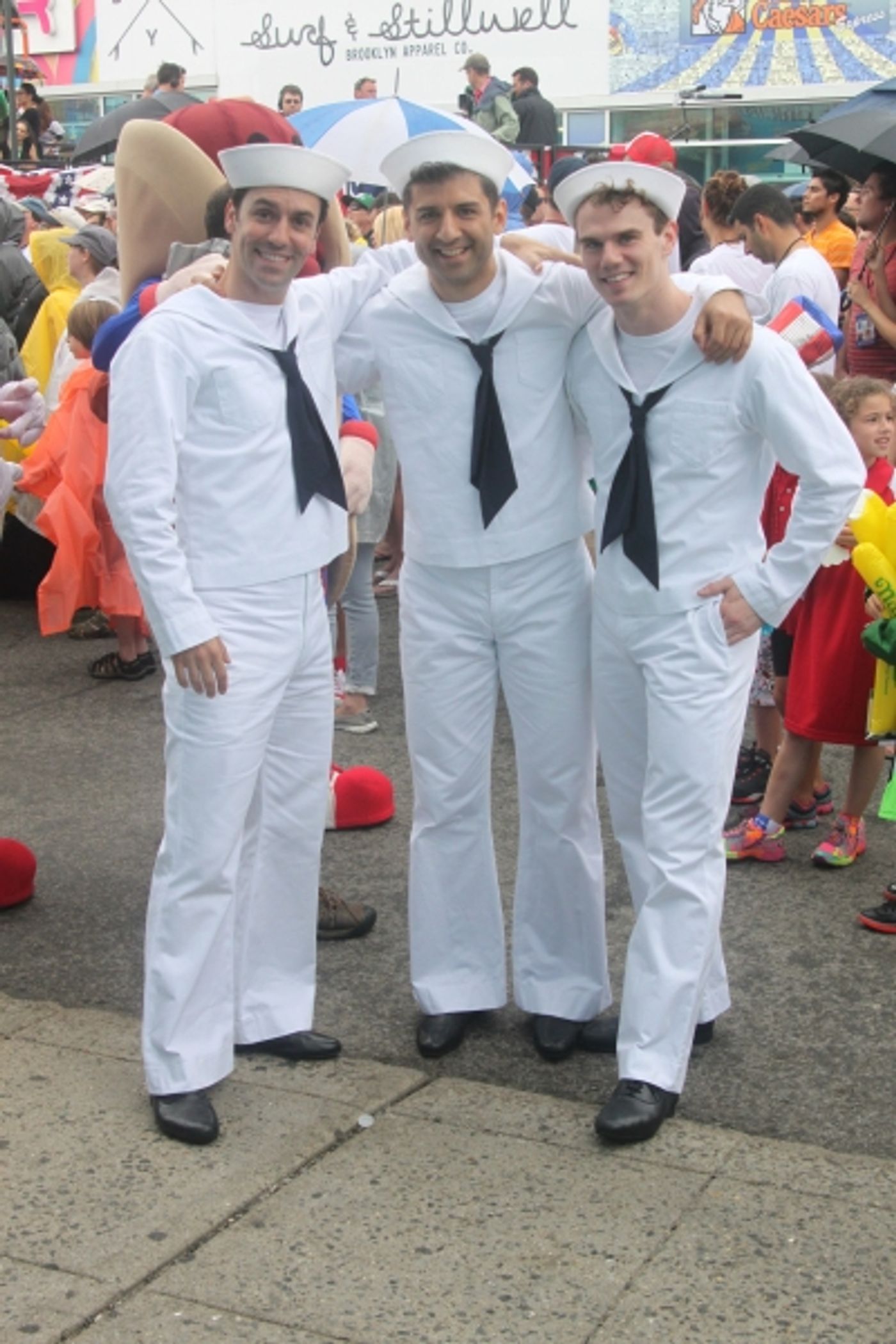 Exclusive Photo Coverage: ON THE TOWN Stars Perform at Nathan's Fourth of July Hot Dog Eating Contest! Image