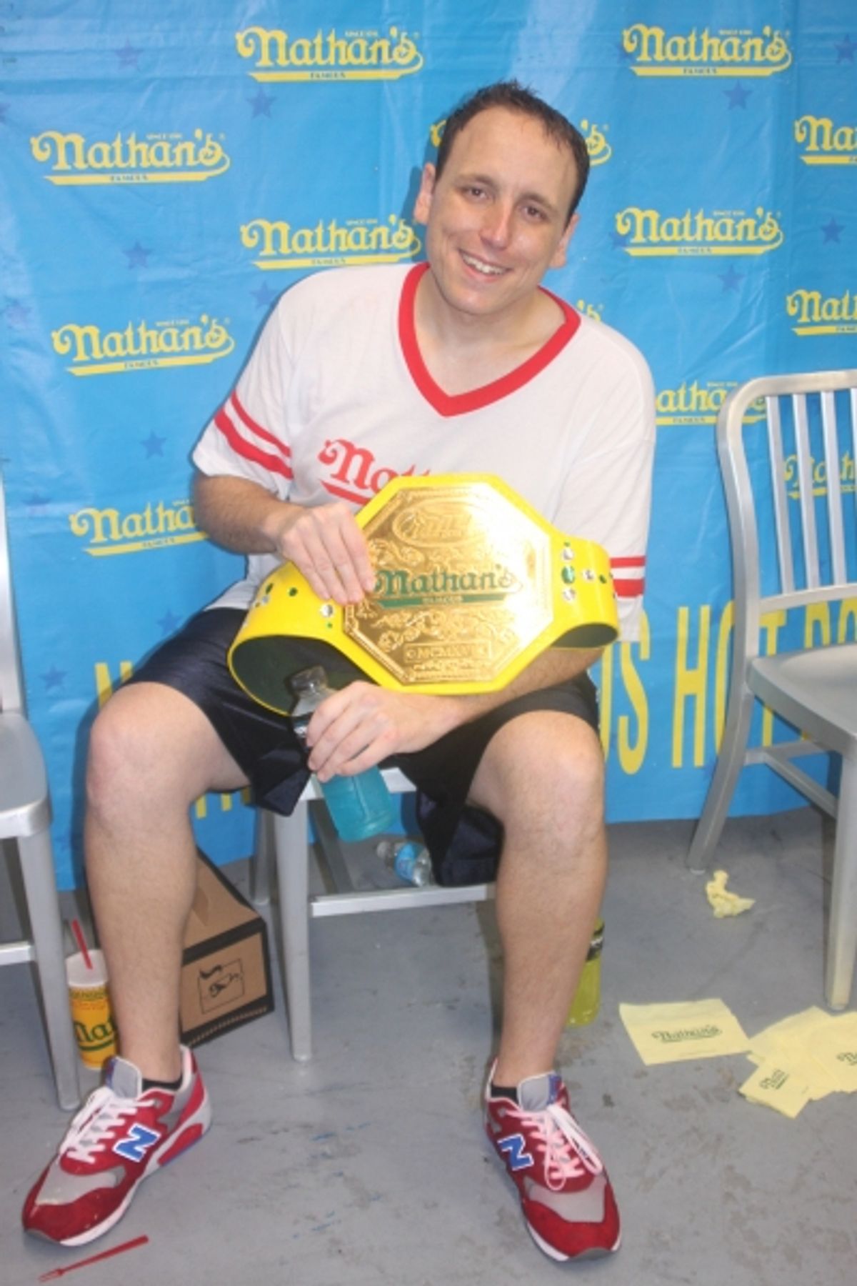 Men''s Winner Joey Chestnut at 