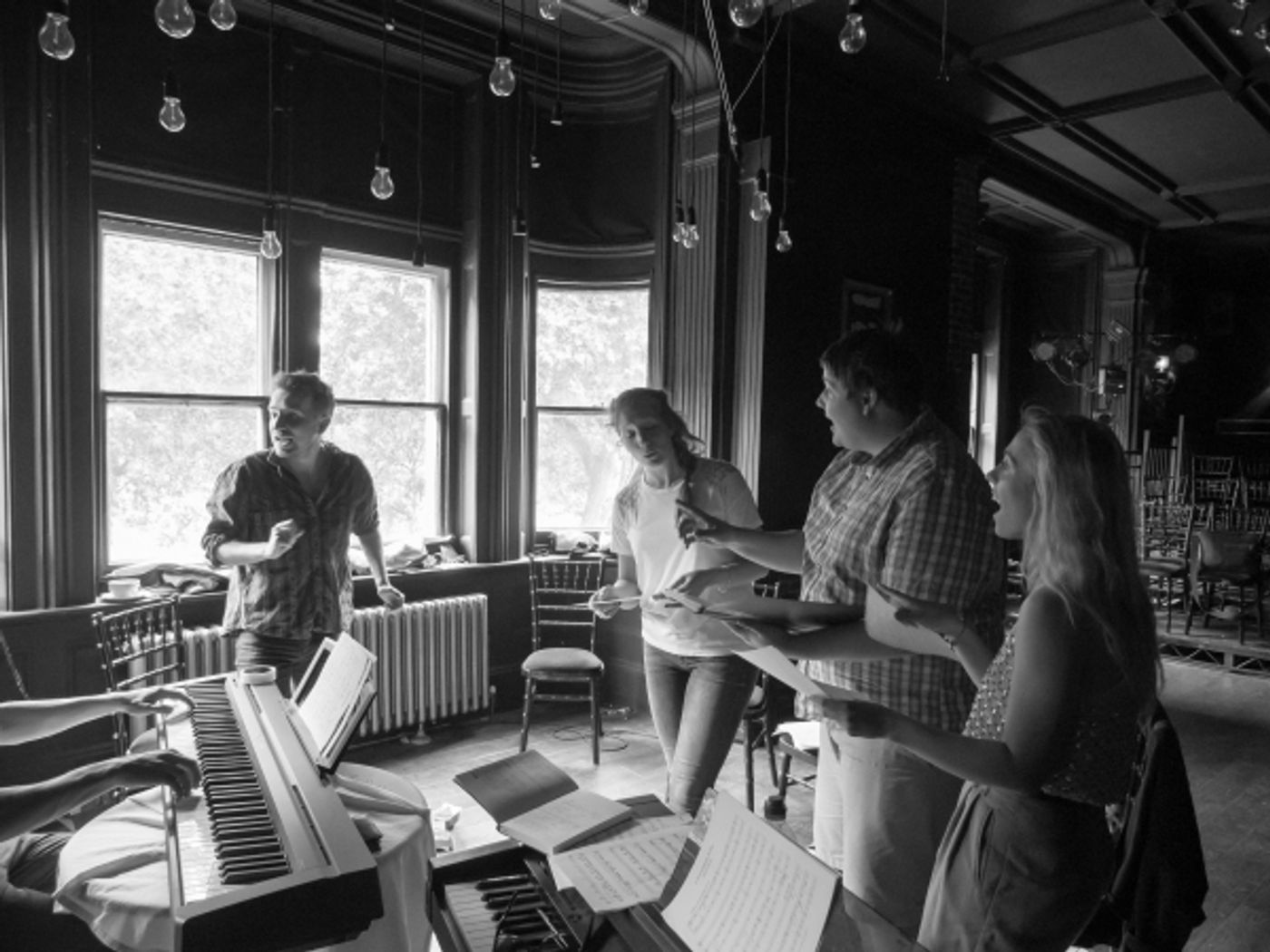 Photo Flash: Rehearsals Underway for Stephen Sondheim Society's GOD, July 8-12 Image