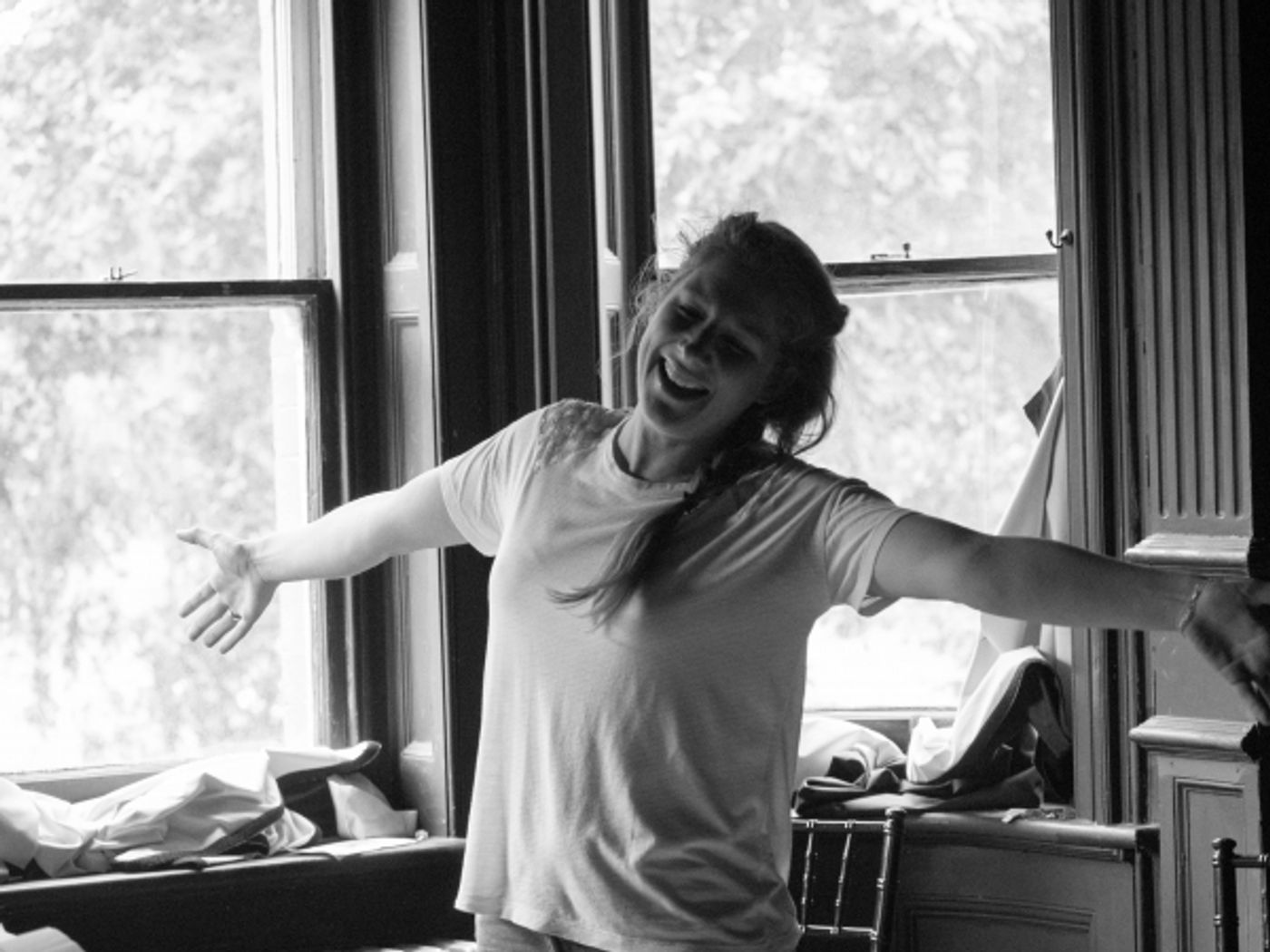 Photo Flash: Rehearsals Underway for Stephen Sondheim Society's GOD, July 8-12 Image