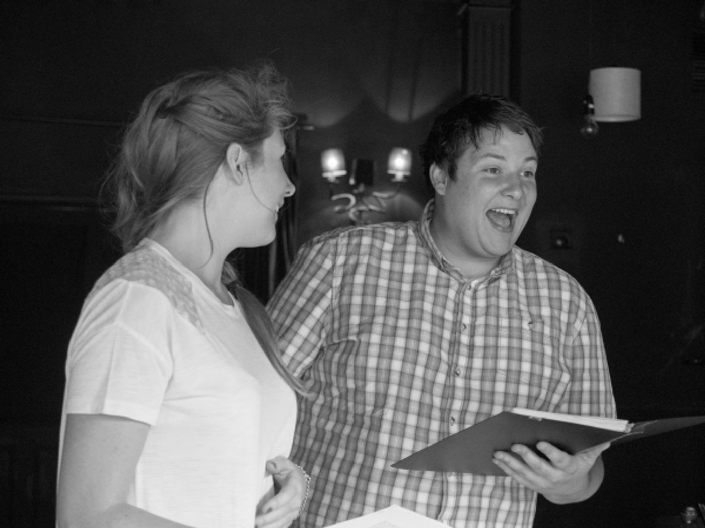 Photo Flash: Rehearsals Underway for Stephen Sondheim Society's GOD, July 8-12 Image