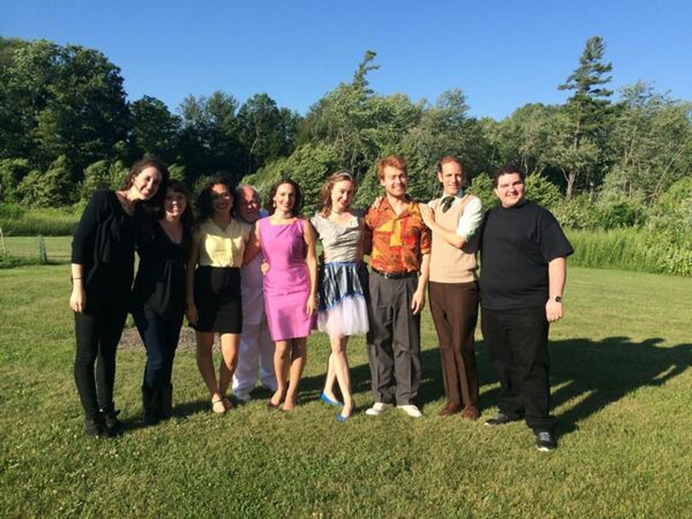 Photo Flash: Saturday Intermission Pics, Part 2 - 7/5 - NEWSIES Enjoy Theatre Life, KINKY BOOTS Preps for Act 2, and More  Image