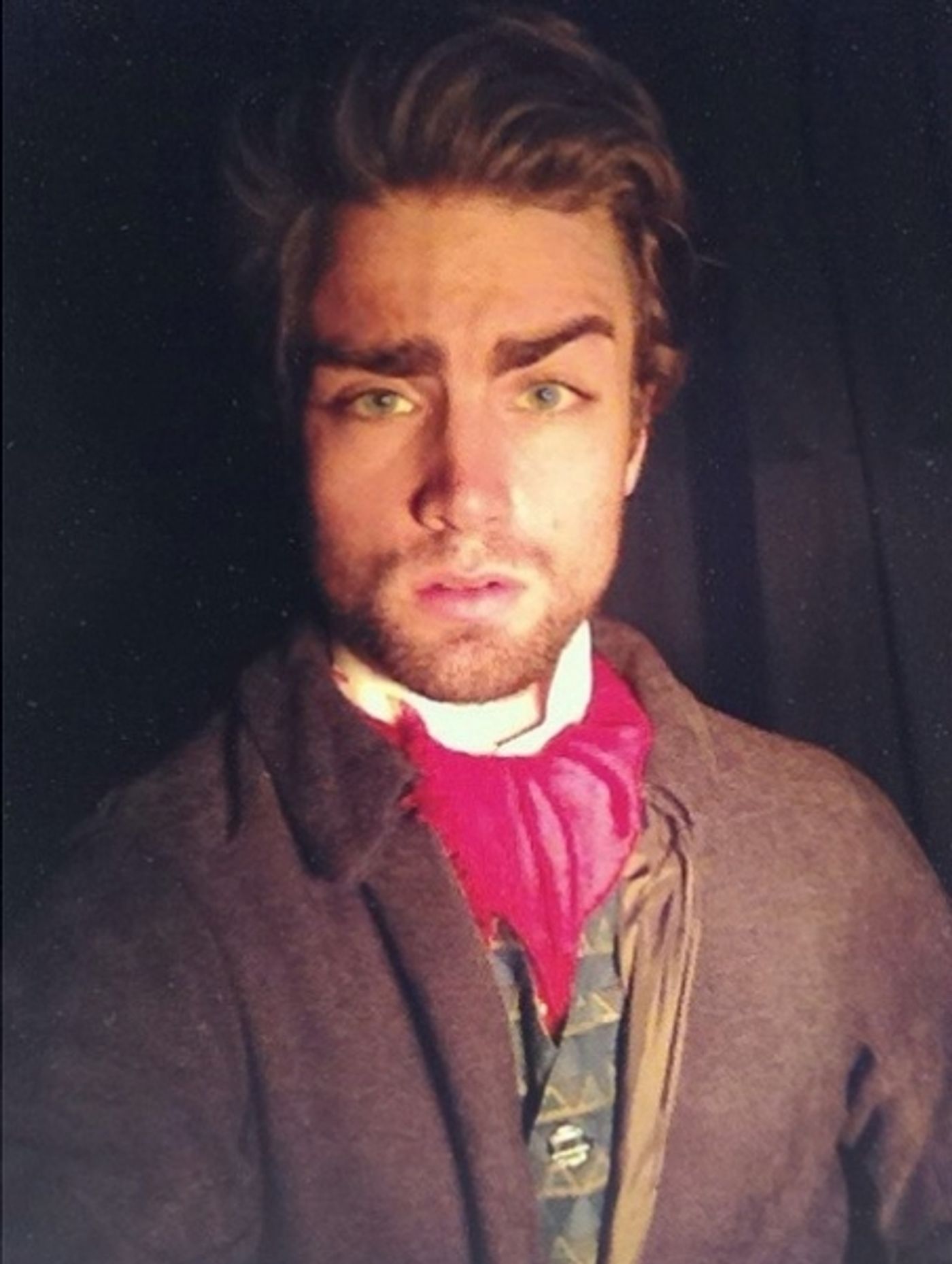 Photo Flash: Saturday Intermission Pics, Part 2 - 7/5 - NEWSIES Enjoy Theatre Life, KINKY BOOTS Preps for Act 2, and More  Image