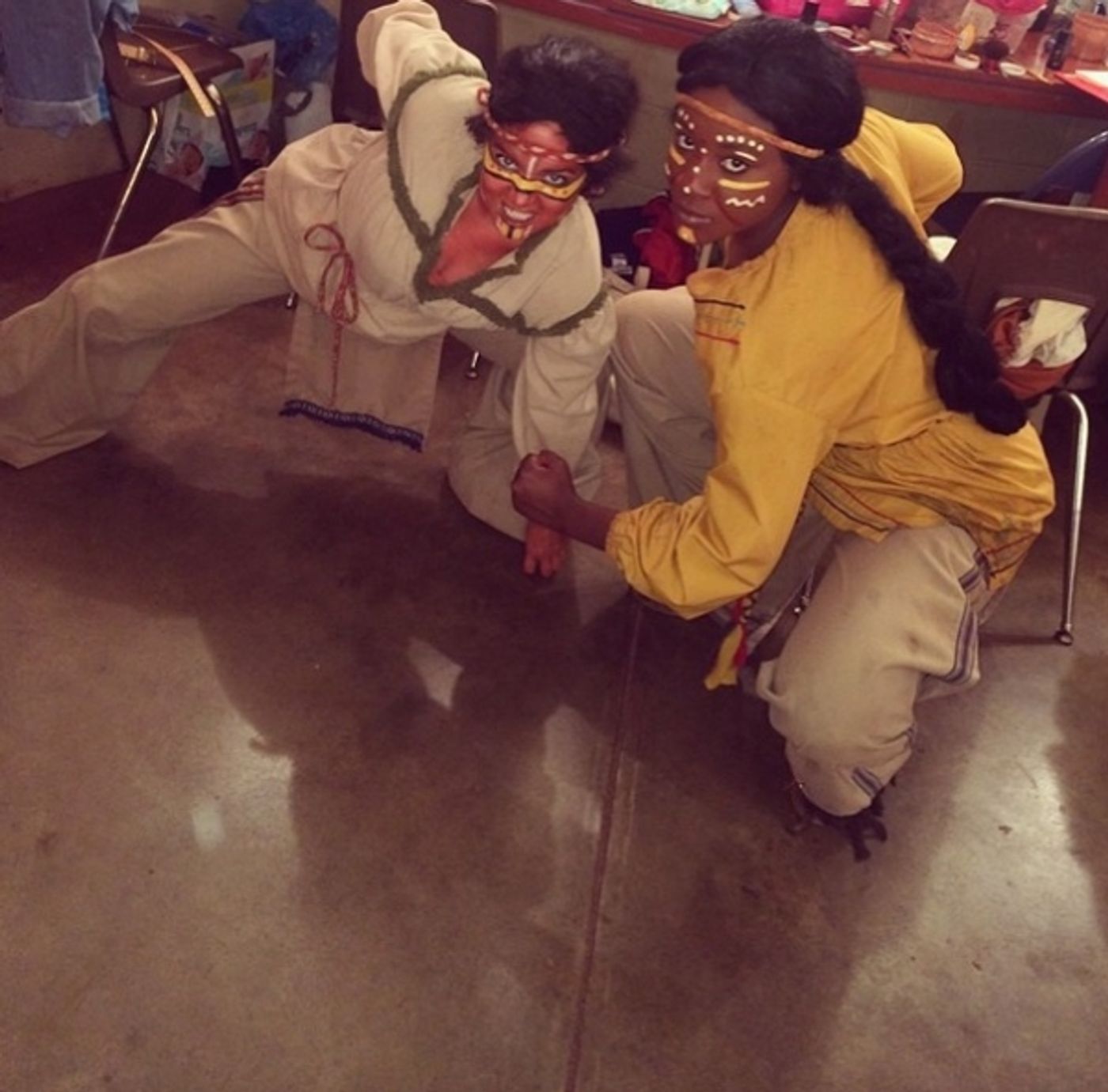 Photo Flash: Saturday Intermission Pics, Part 2 - 7/5 - NEWSIES Enjoy Theatre Life, KINKY BOOTS Preps for Act 2, and More  Image