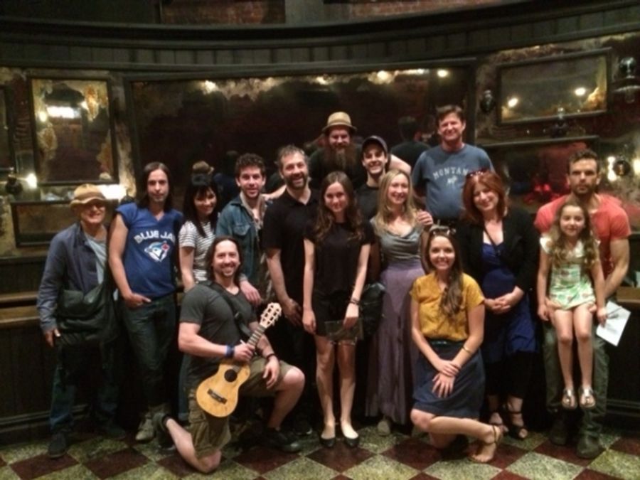 Photo Flash: Judd Apatow Visits the Cast of Broadway's ONCE Image