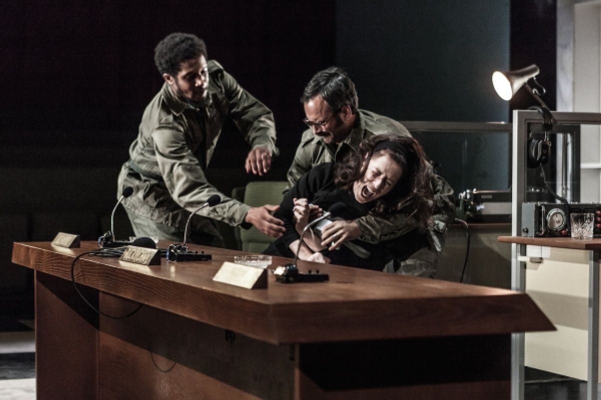 Simon Coombs, Gerald Kyd, and GIna McKee at 