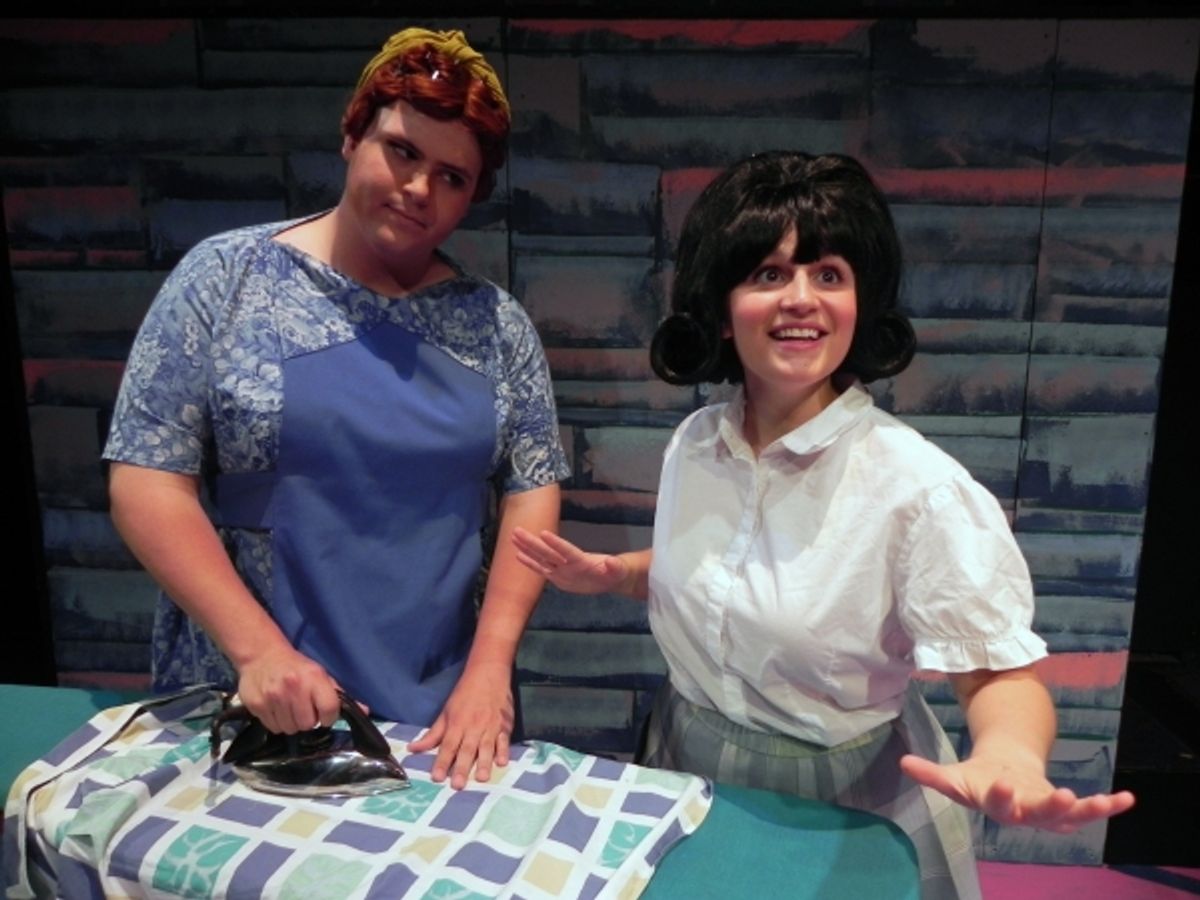 Daniel Mollett (Edna) and Angela DiCocco (Tracy) at 