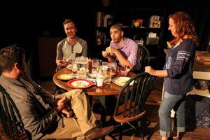 Brian Crawford, Will Von Vogt, Blake Russell and Lauren Pizzi @ BroadwayWorld Brian Crawford, Will Von Vogt, Blake Russell and Lauren Pizzi Photo