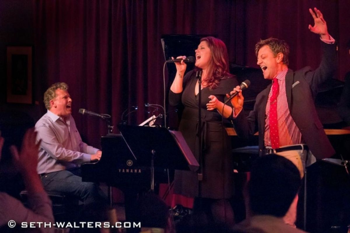Billy Stritch, Jane Monheit and Jim Caruso at 