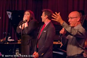 Jane Monheit, Jim Caruso and Gianni Valenti Photo