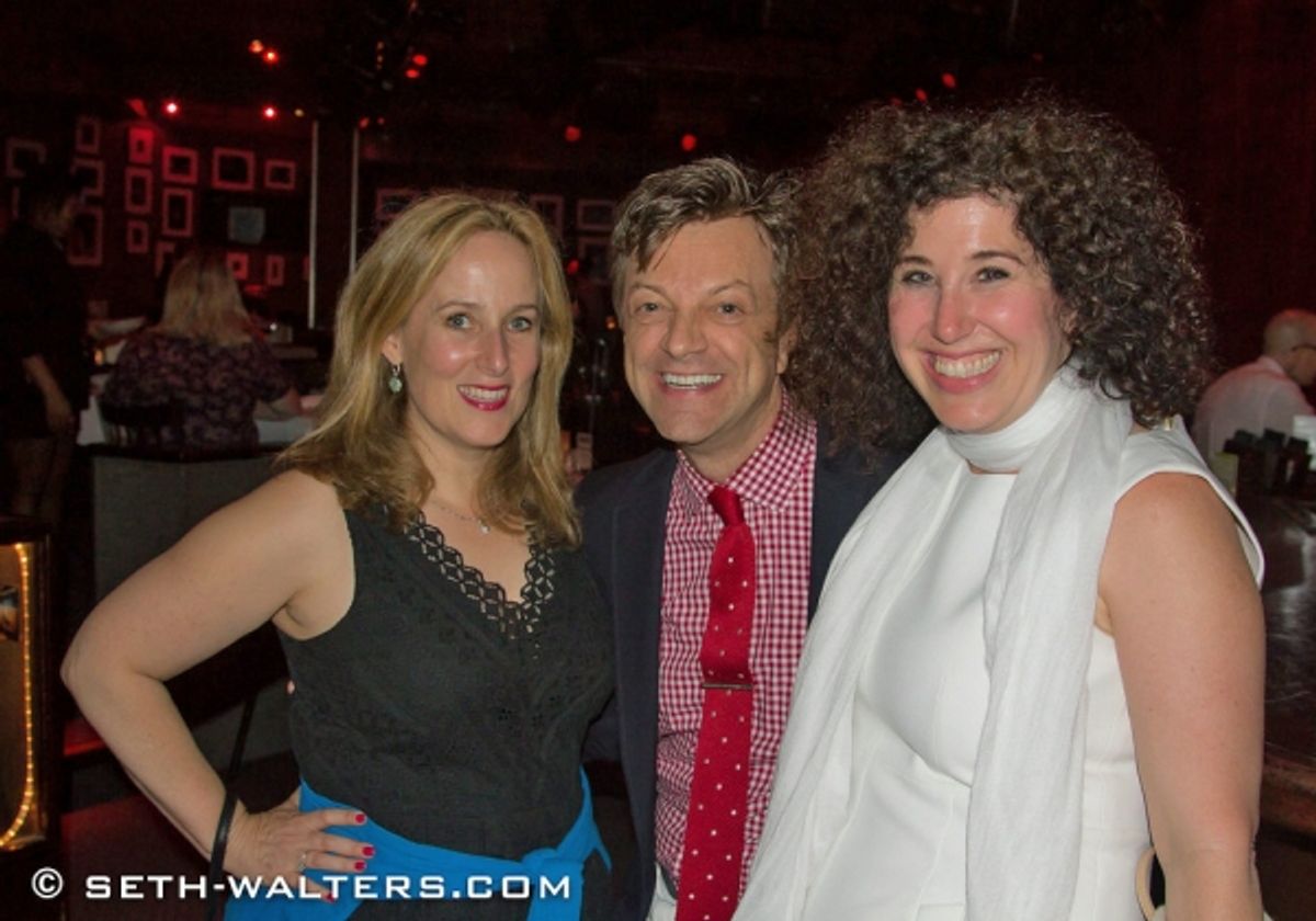 Zina Goldrich, Jim Caruso and Marcy Heisler at 