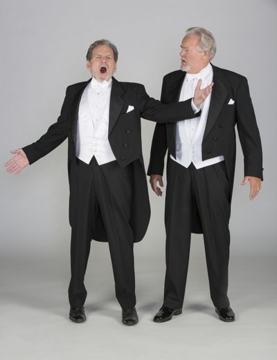 Robert Foxworth as Reginald Paget and Roger Forbes as Wilfred Bond Photo