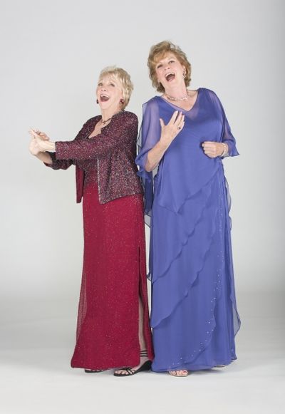 Elizabeth Franz as Jean Horton and Jill Tanner as Cecily Robson Photo