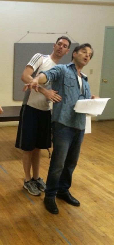J Anthony Crane (front) and Matthew Patrick Quinn (back) Photo