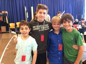 Alex Dreier, Sawyer Nunes, Hayden Signoretti, and Aidan Gemme @ BroadwayWorld Alex Dreier, Sawyer Nunes, Hayden Signoretti, and Aidan Gemme Photo
