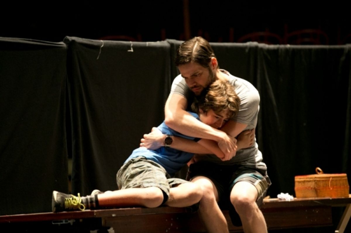 Aidan Gemme and Jeremy Jordan at 