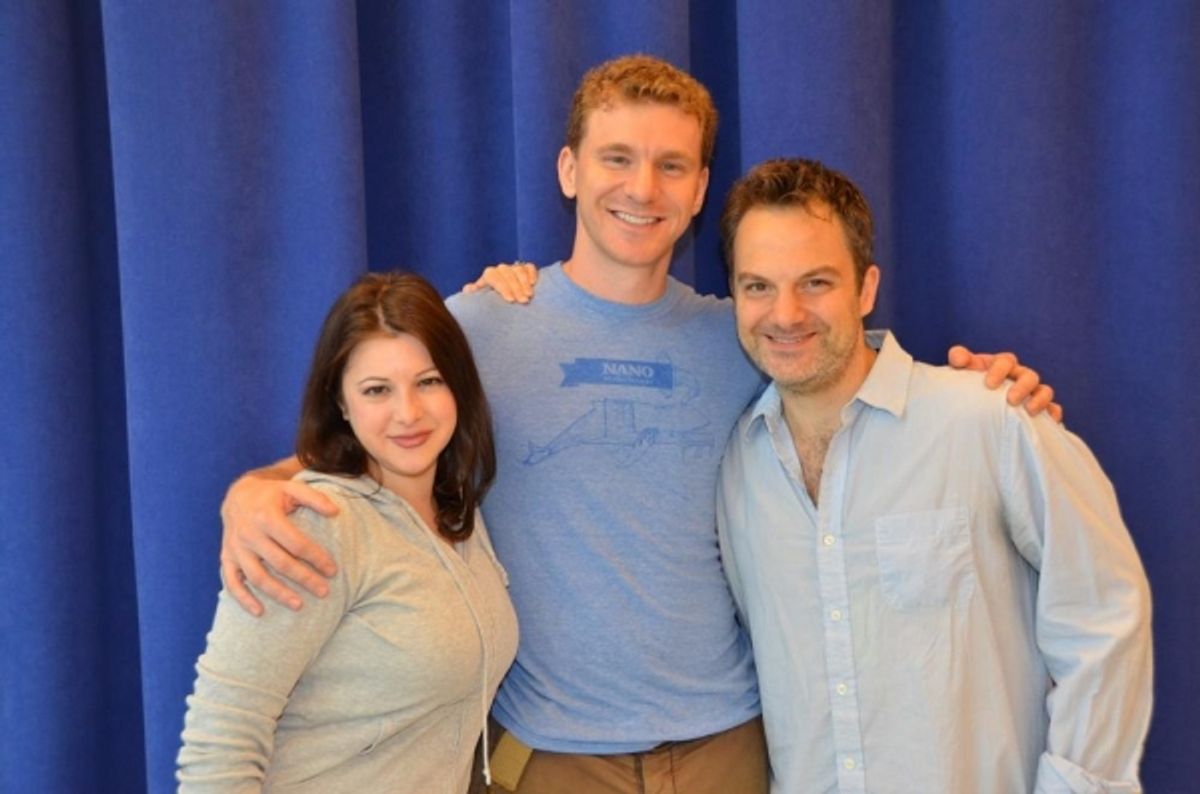 Marlo Hunter and Adam Overett with Vadim Feichtner at 