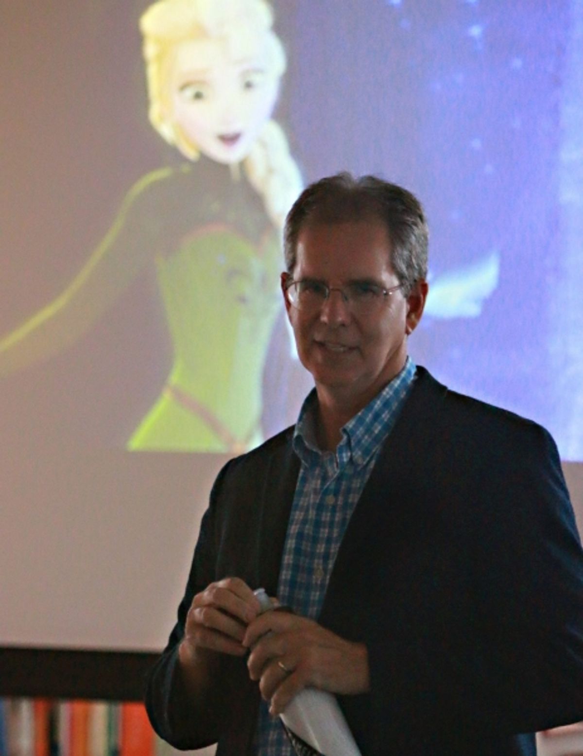 FROZEN Director Chris Buck addresses the BDF LA students at 
