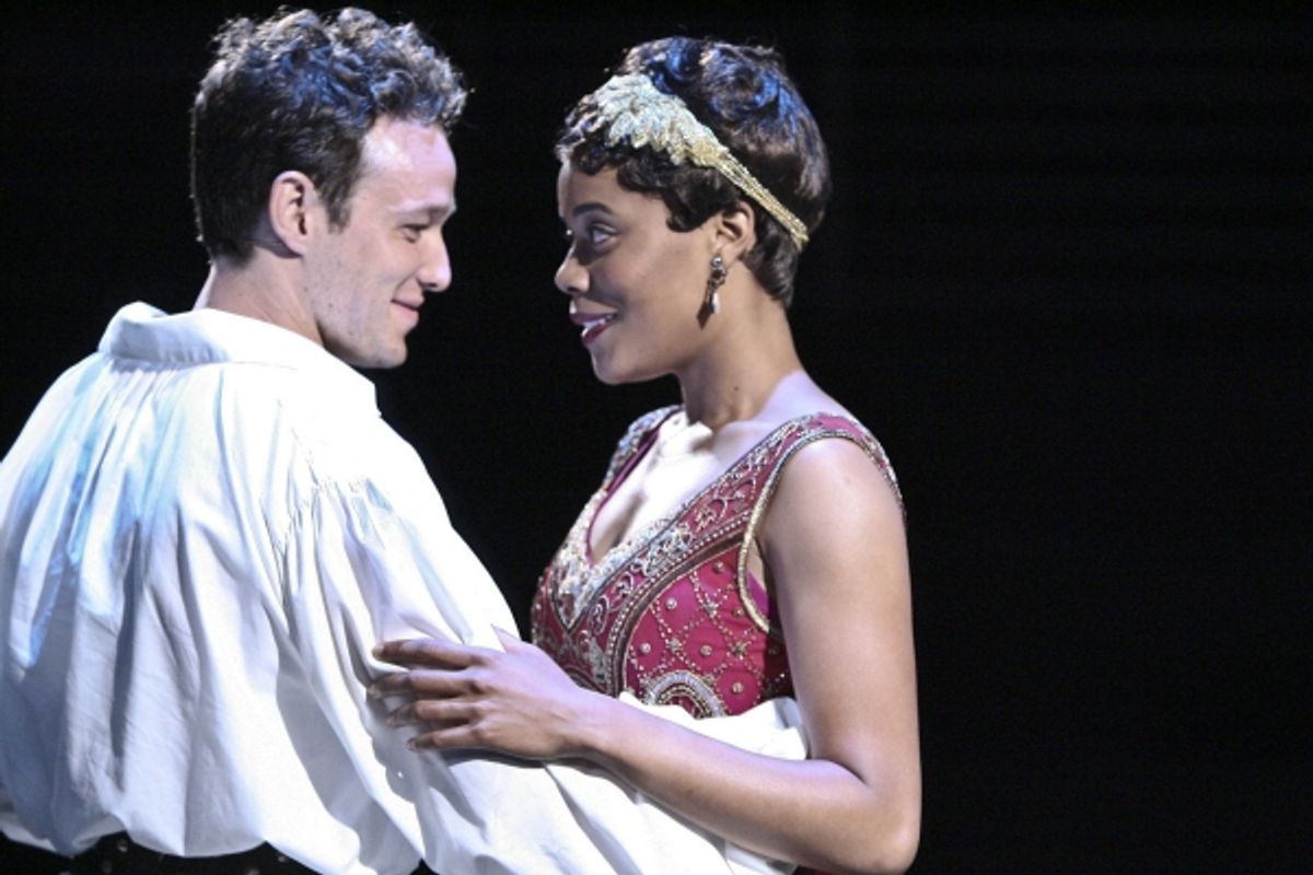 Jack Mikesell (Romeo) and Christina Elmore (Juliet) at 
