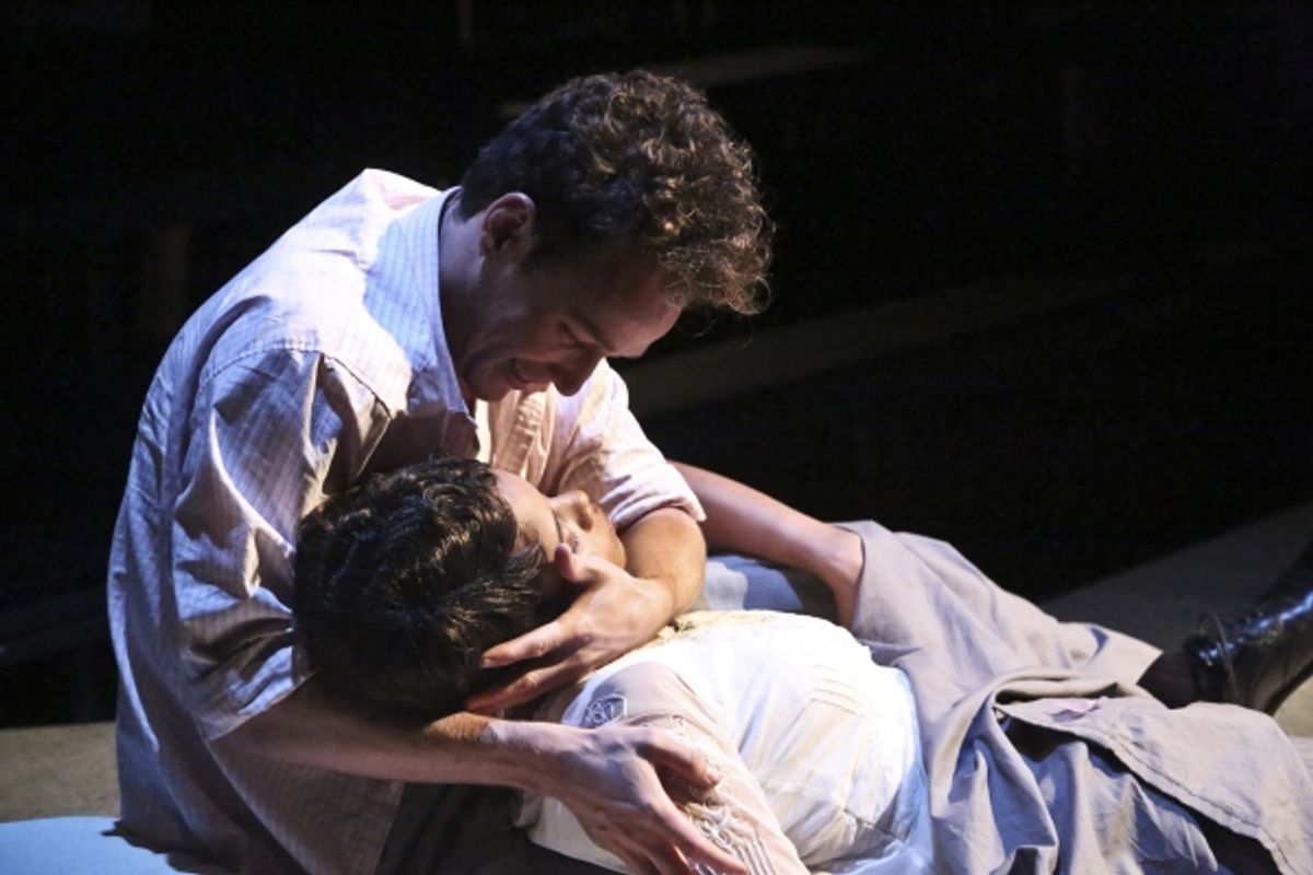 Jack Mikesell (Romeo) and Christina Elmore (Juliet) at 