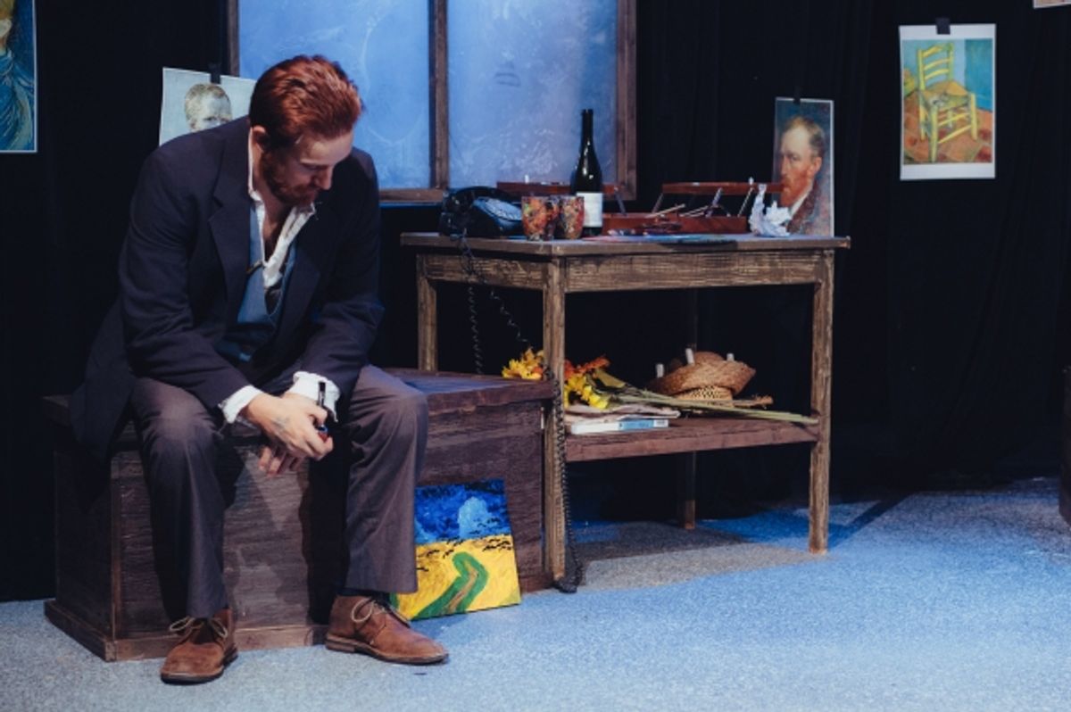 Jordan Foote as Vincent van Gogh at 