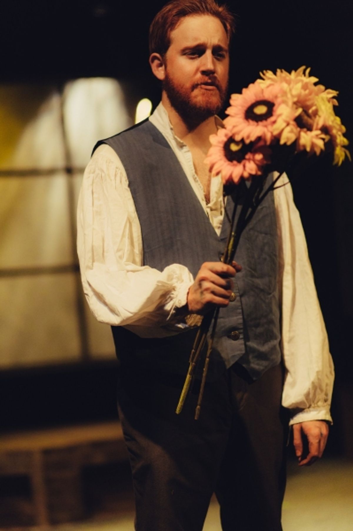 Jordan Foote as Vincent van Gogh at 