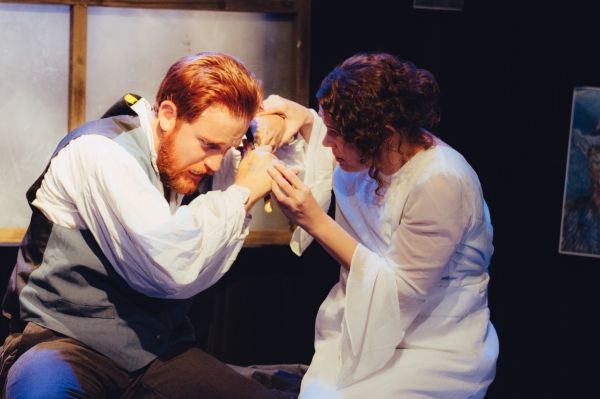 Jordan Foote as Vincent van Gogh and Nicole Jeannine Smith as Marguerite Photo