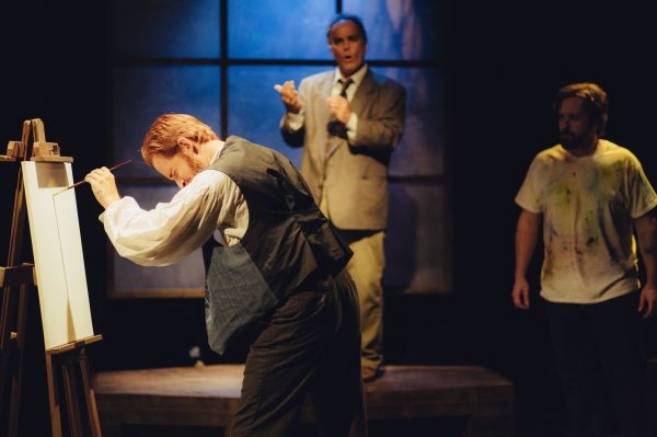 Jordan Foote (Vincent van Gogh), Greg Thompson (Dr. Miller) and Steve Fisher (Patrick Photo