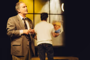 Greg Thompson (Dr. Miller) and Steve Fisher (Patrick Stone) @ BroadwayWorld Greg Thompson (Dr. Miller) and Steve Fisher (Patrick Stone) Photo