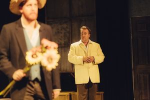 Jordan Foote (Vincent van Gogh) and Ned Averill-Snell (Bouchard) @ BroadwayWorld Jordan Foote (Vincent van Gogh) and Ned Averill-Snell (Bouchard) Photo