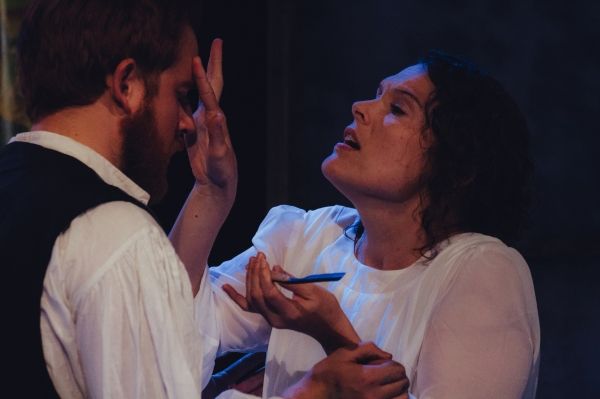 Jordan Foote as Vincent van Gogh and Nicole Jeannine Smith as Marguerite Photo