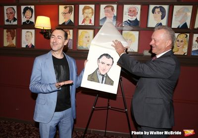 Max Klimavicius presentation to Alan Cumming Photo