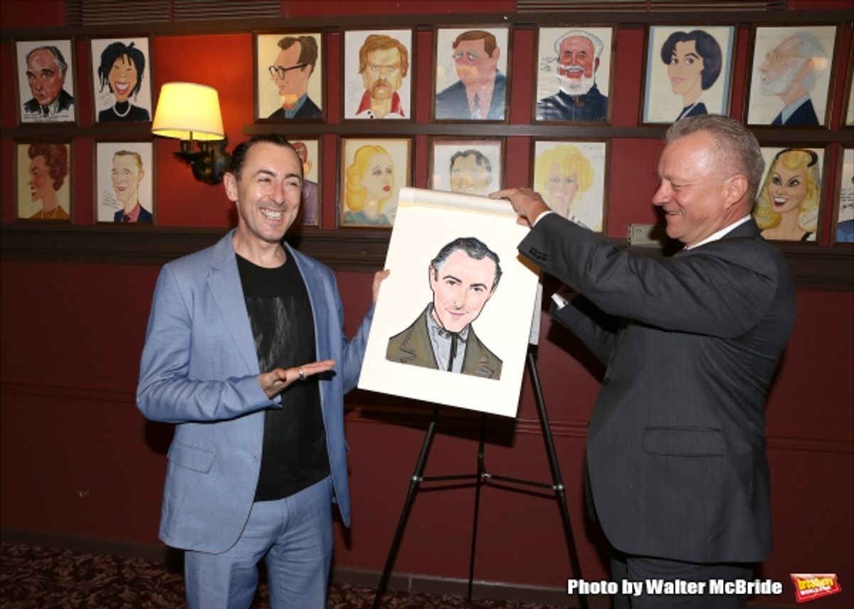 Max Klimavicius presentation to Alan Cumming at 