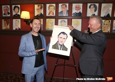 Max Klimavicius presentation to Alan Cumming Photo