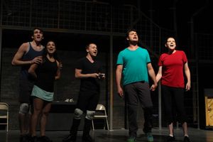 Brad Nacht, Kate Shindle and the cast Photo